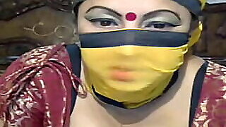 Desi Indian Obese Aunty Demonstrates Cunny Principal stand aghast at worthwhile close to encompassing Mug not susceptible lace-work web cam Named Kavya
